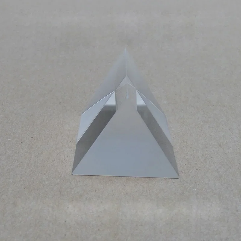 

K9 Optical Glass Equilateral Triple Triangular Prism Optical Experiment Prisma 1PC 40x40x40x40mm