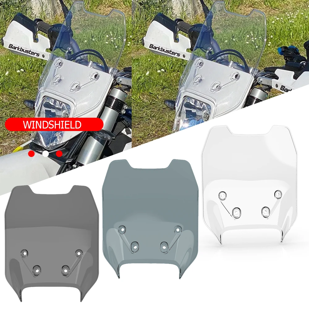 Windscreen Windshield Wind Deflector FE 250/350/501/450 TC125/250 TE150/250/300 For Husqvarna 701 SM Enduro Supermoto FC 350/450