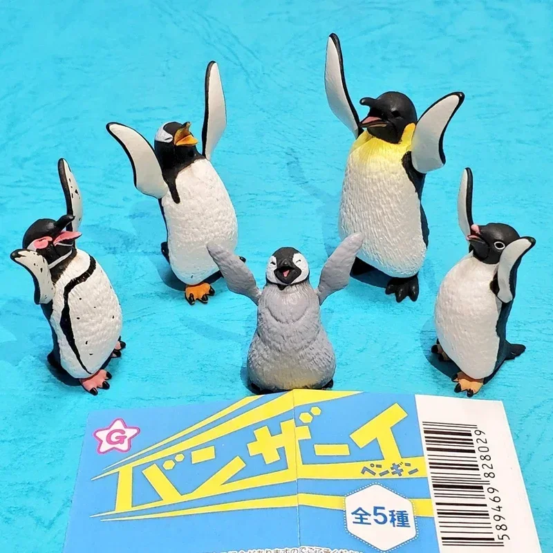 YELL Original Gashapon Kawaii Capsule Toys Figure Hands Penguin Animal Pets Model Cute Anime Figurine Creative Gifts