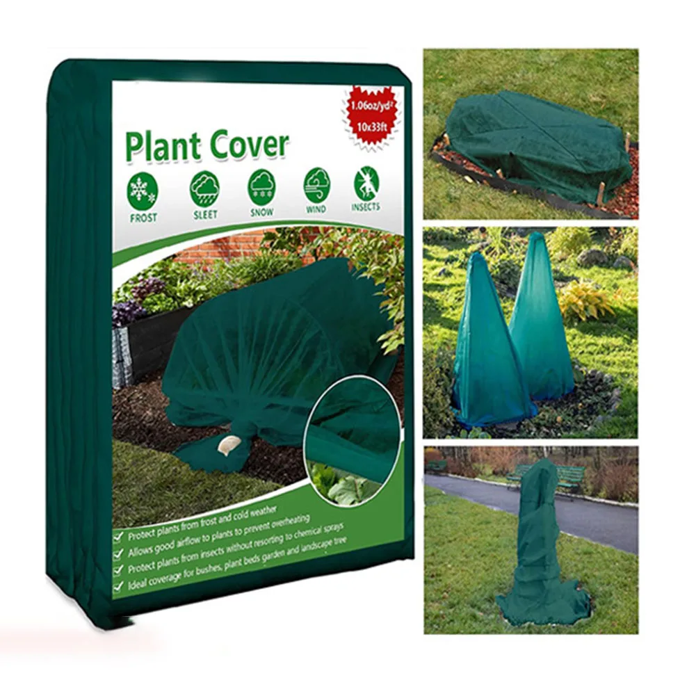 Breathable Garden Plant Protection Blanket Frost Resistant Cover for Winter Season 3 meters by 5 meters Polypropylene Material