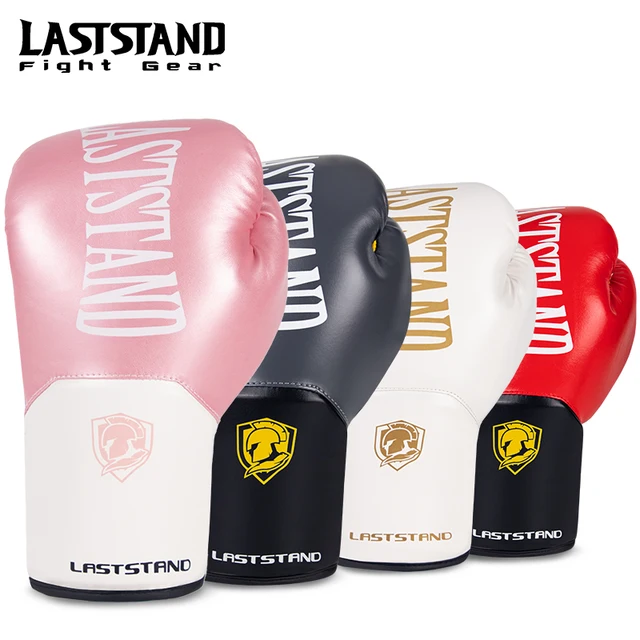 LASTSTAND 10 12 14oz rękawice bokserskie MMA dla dorosłych profesjonalny sprzęt do walki Taekwondo Kickboxing sprzęt do worków z piaskiem