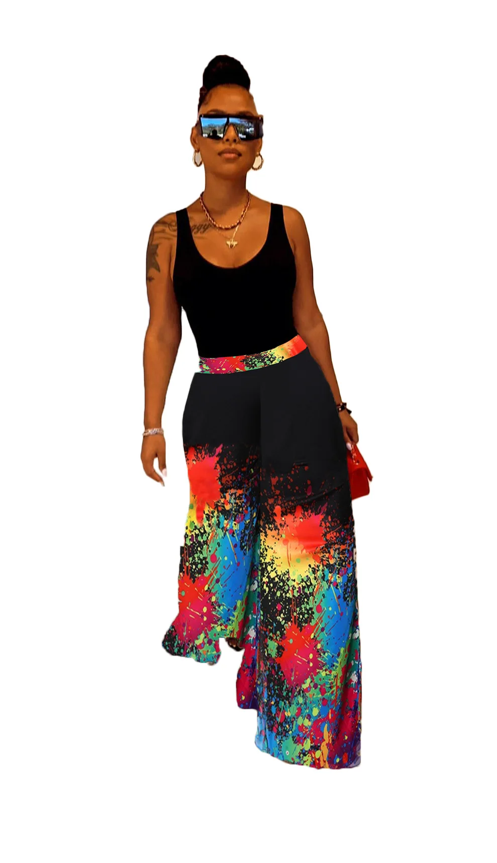 pants women plus size wide leg pants women clothes wide leg pants women plus size High Strecth