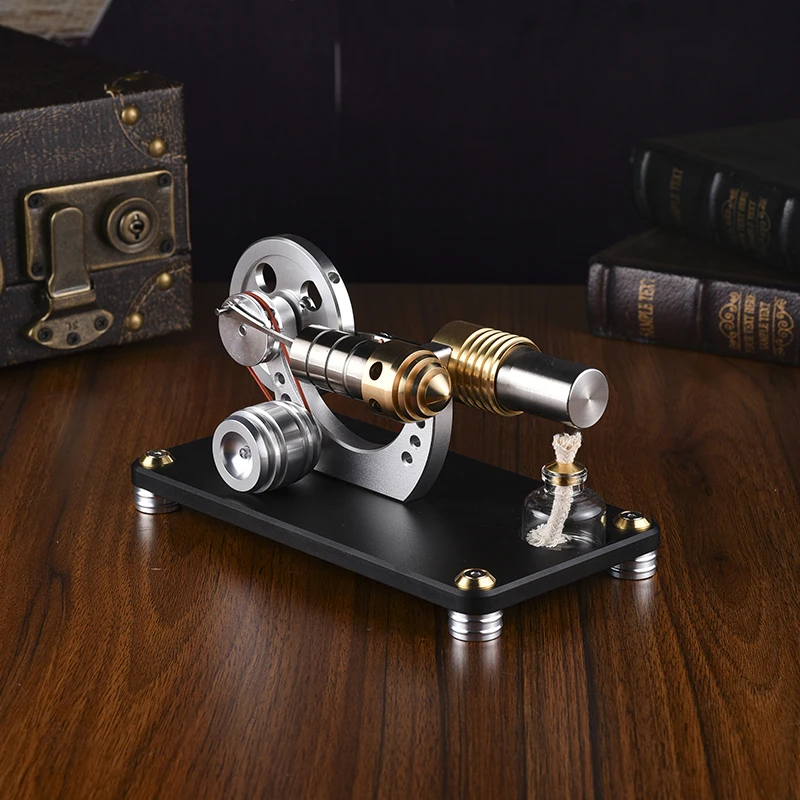 Presisi, semua logam dapat memulai V4 silinder kembar empat silinder, mesin antik grup pembangkit mesin