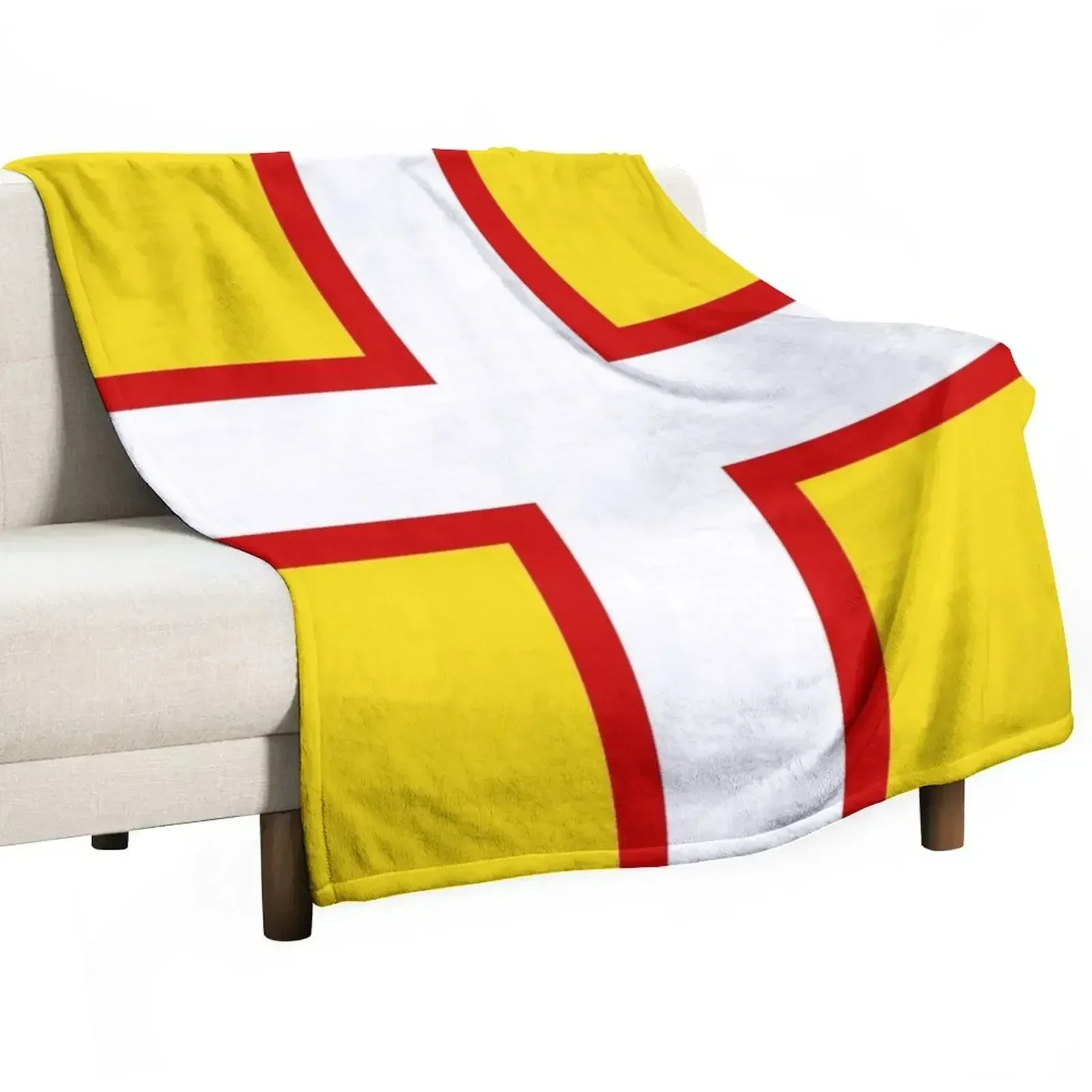 FLAG OF DORSET ENGLAND Throw Blanket manga Custom Bed Fashionable wednesday Beautifuls Quilt Blankets