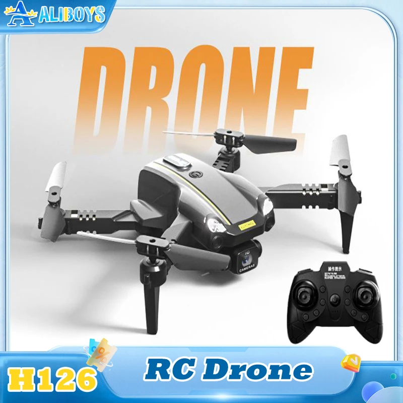 

JJRC H126 RC Drone HD Aerial Camera Aircraft One-button Take-off Landing Mini Folding Helicopter Headless Mode Airplane Kid Toy