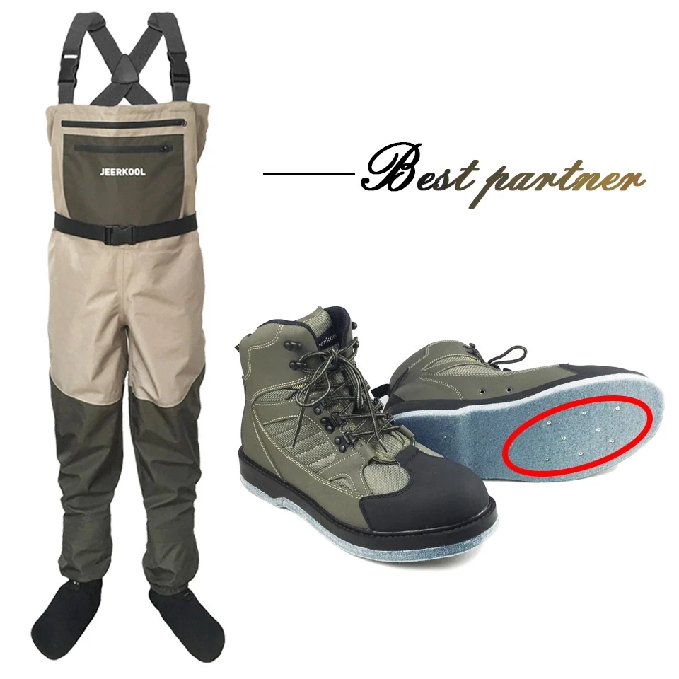 

Fly Fishing Waders, Ruber or Felt Boots, Waterproof Wading Clothes, Chest Boots, Fishing Equipment, Reef Rock Fishing Boots