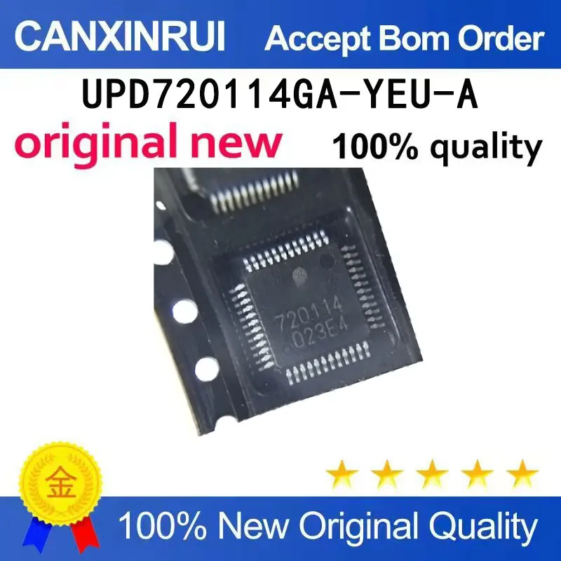 （5-100 pieces）Brand new original UPD720114GA-YEU-A NEC720114 720114 package TQFP48 chip