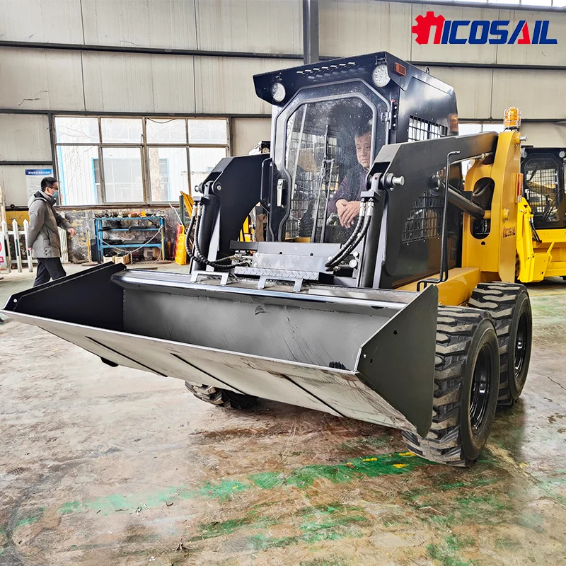 Heet product CE EPA Euro 5-rails lader schranklader boerderijwiel schranklader boomgaard hydraulische schranklader met emmer