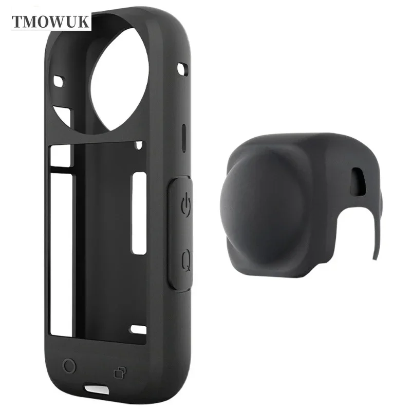 For Insta360 X4 Drop Protection Silicone Skin With Soft Lens Guard