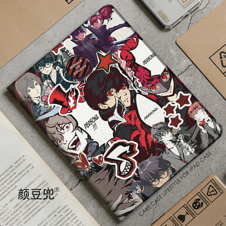 

PERSONA P5 Anime Game For iPad Air 3 4 5 10.9 Mini 4 5 6 Case Luxury Silicone For Pro 12.9 11 10.5 9.7 inch For iPad 10th Cases