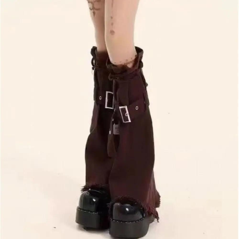 Cute Y2k Leg Warmers Spicy Girl Retro Y2k Stockings JK Footcover Long Stockings Women