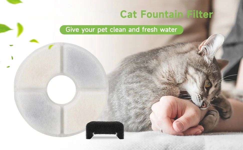 4/8/12 Stück Ersatz-Aktivkohlefilter-Set für Katzen-Trinkbrunnen, Ersatzfilter für Blumen-, Haustier- und Rundbrunnen – Detail 20