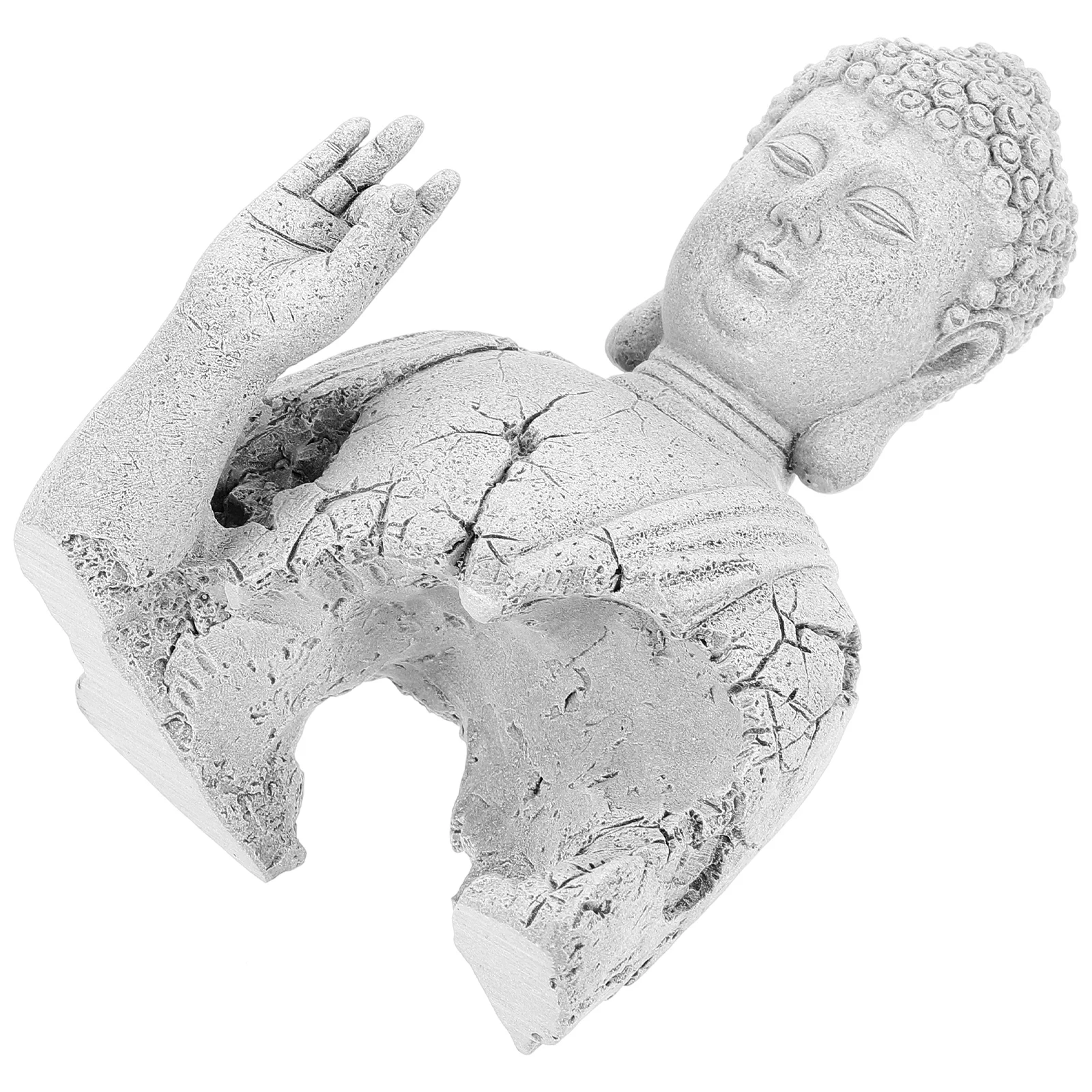 

Buddha Statue Ornament Large Size Fish Tank Decorations Sculpture Decorative Buddha for Aquarium Landscape