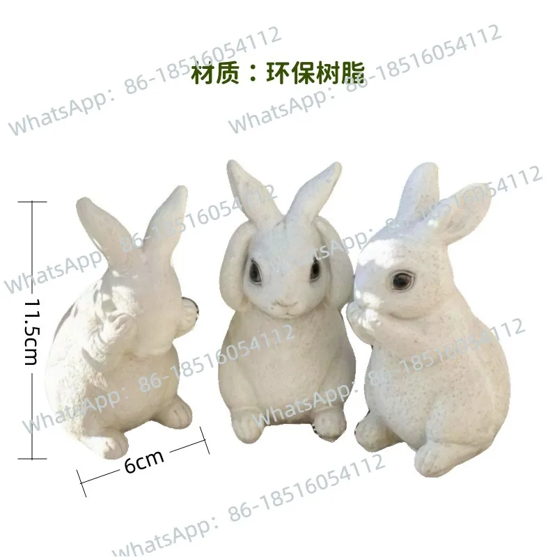 

Rabbit Ornaments, Home Decor, Courtyard Gardening, and Landscaping