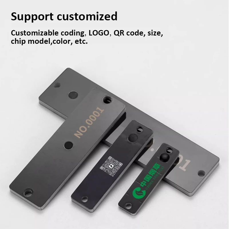 Long Range RFID UHF Anti-Metal Tags 860-960mhz High-Temperature Resistant And IP68 Waterproof ISO18000-6C PCB Tags Sticker