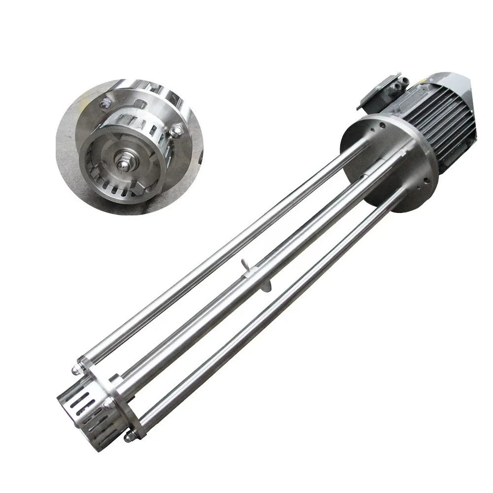 Stainless steel hydraulic 7.5kw batch high shear dispersing emulsifier homogenizer mixer with stand lifter