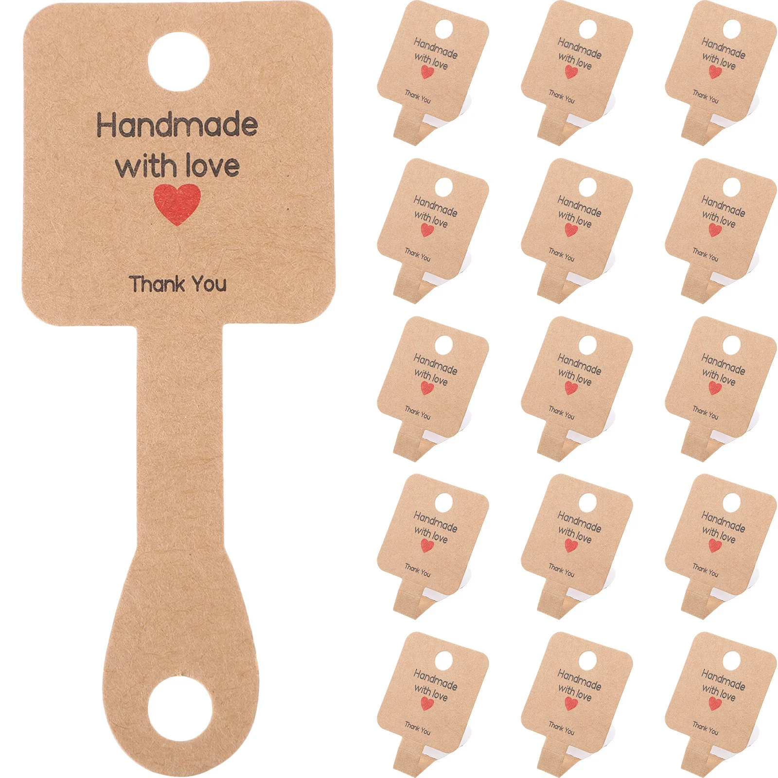 100 stuks ketting vouwkaarten sieraden displaykaarten decoratief gebruiksvriendelijk aanwezig juwelen voldoende hoeveelheid