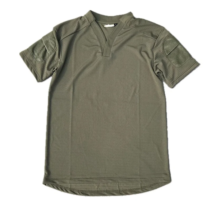 

Ranger Green Fitness Training Breathable Short Sleeve