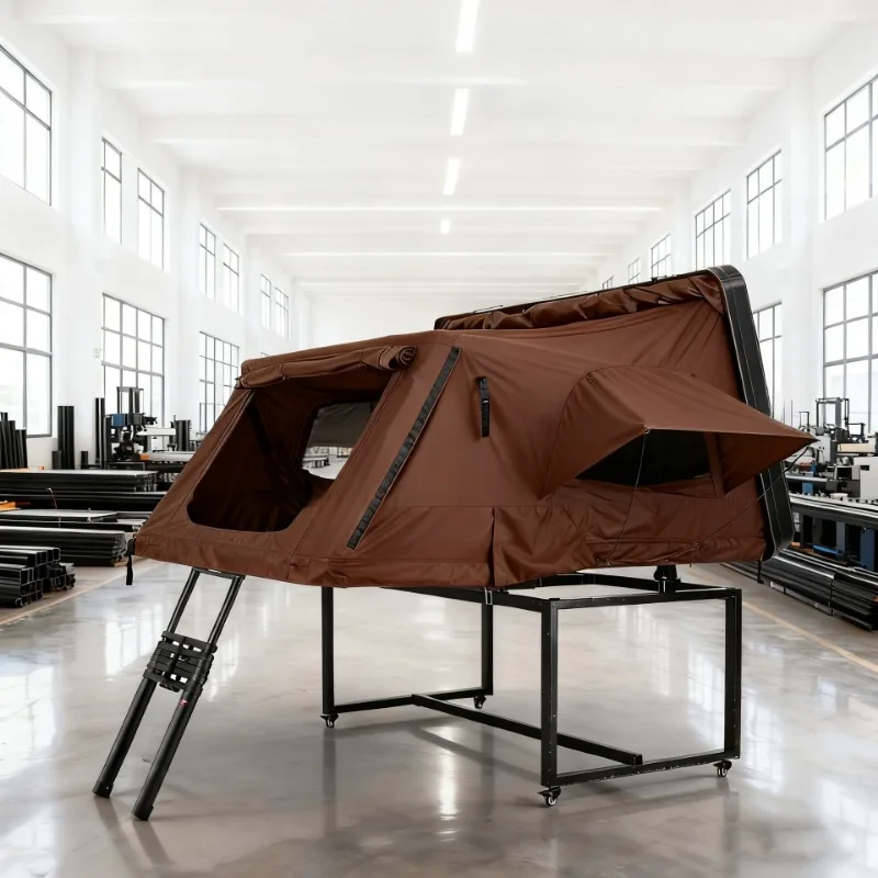 2-4 people's space self-driving tour equipment mountain camping ABS side drive roof tent