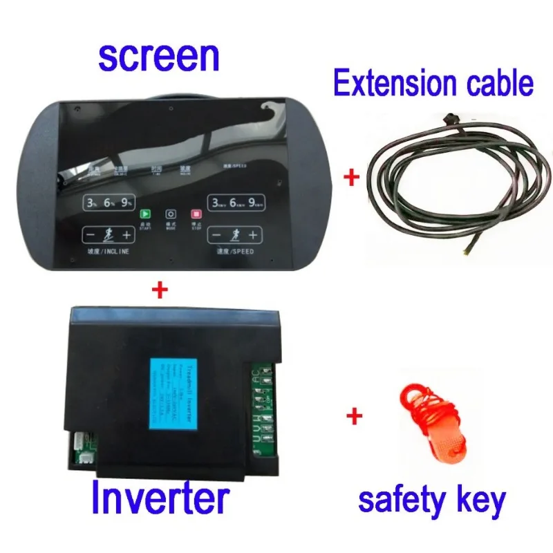 Treadmill Parts display+invertor+cable Gym treadmill controller for AC Motor