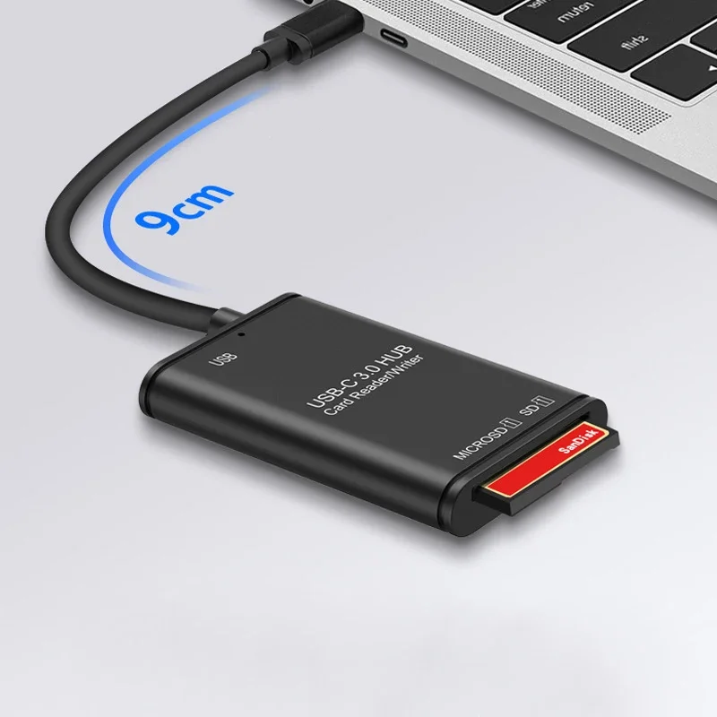 OTG Type C Card Reader Writer Micro SD Memory Card Adapter USB C Converter USB3.0 High Speed Fast Data Transfer Extend Dongle