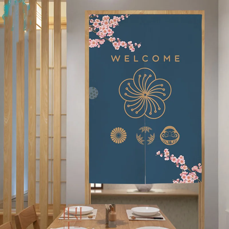 

Customized Japanese Style Kitchen Fabric Curtains, Hanging Curtains