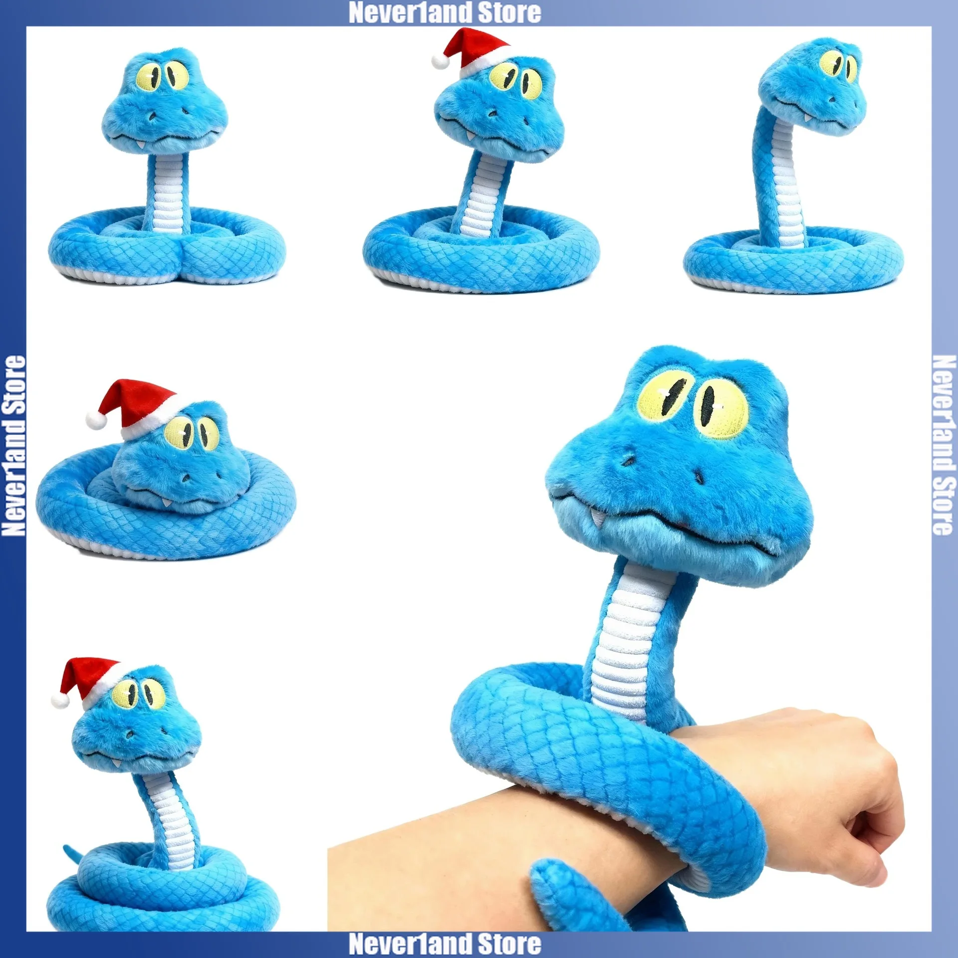 2 Size Cute Zootopia Gary Pendant Keychain Cartoon Gary Snake Movable Plush Toy Action Figure Bag Decoration Christmas Gift