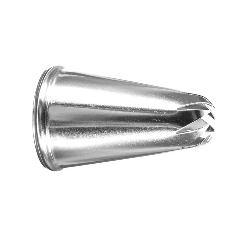 R1WA Stainless Steel Eight Teeth Drop Rose Flower Piping Tips Nozzle Tool