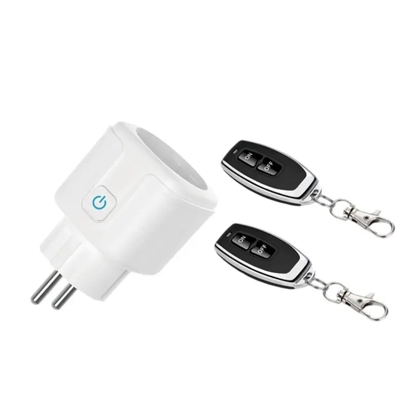 [B24B!】 RF433 Wireless Smart Socket For Lighting Fan TV EU Plug