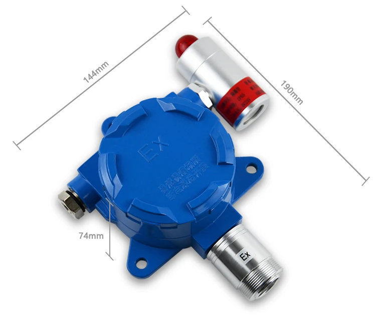 Upgrade explosions geschützter ch4 lpg lel h2 Sensor 4-20ma rs485 Alarm melder für brennbare Gase