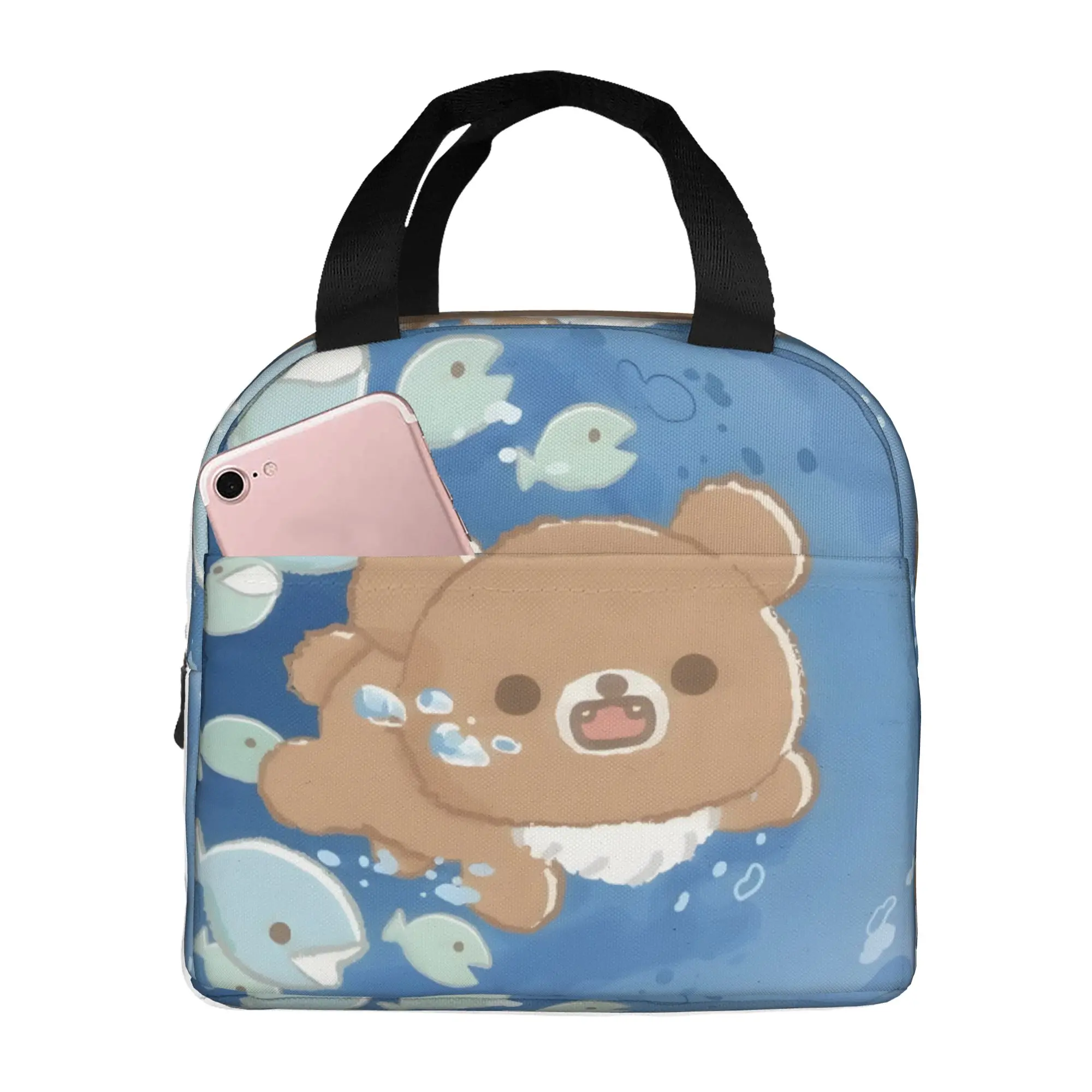bolsa-termica-r-rilakkumas-para-mulheres-portatil-com-estampa-de-desenho-animado-kawaii-lazybear-lancheira-termica-para-escola