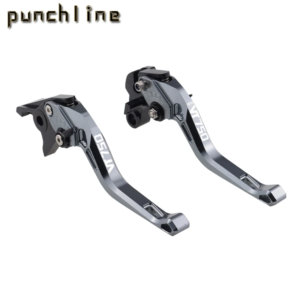 Fit For VT750 Phantom/Shadow/Spirit 2009-2022 Motorcycle CNC Accessories Short Brake Clutch Levers Adjustable Handle Set