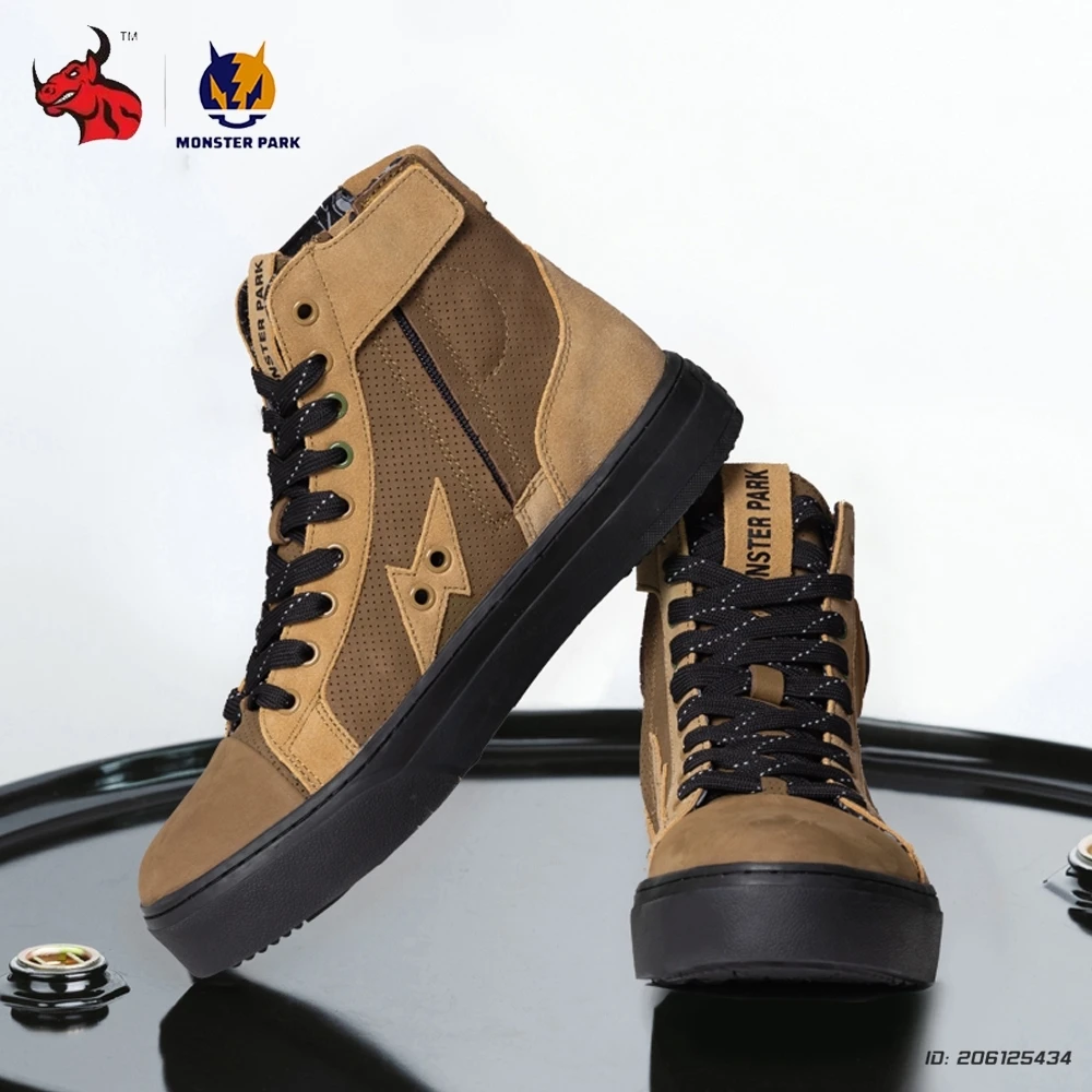 

Мотоциклетные ботинки из микрофибры, внедорожная обувь для мотокросса, противоскользящие байкерские ботинки для мужчин и женщин, повседневные моторные лодки, мотоциклетные кроссовки