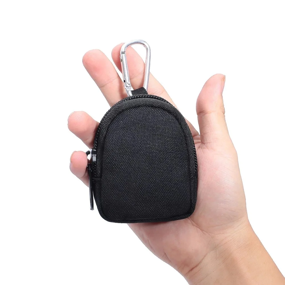 Tactical Outdoor Hunting Sports Portable Round Pet Mini Snack Pouch MOLLE Small Military Earphone Key Coin Money Belt Bag