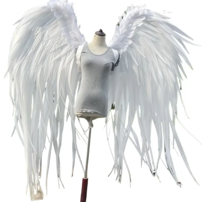 

New white angel wing dance prop swan simulation feather