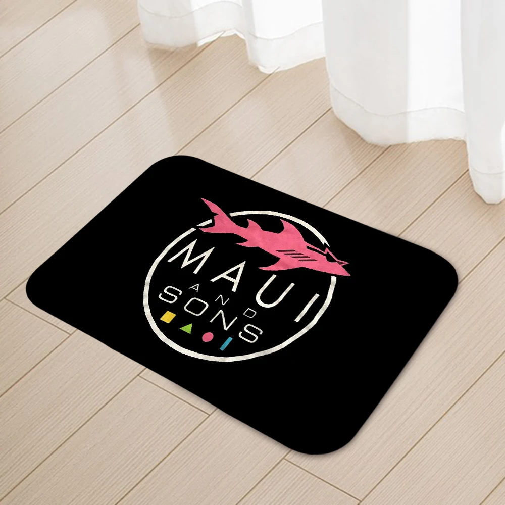 Floor mat maui and sons shark house carpet door pad modern decorative carpet anti -sliding floor pad 163