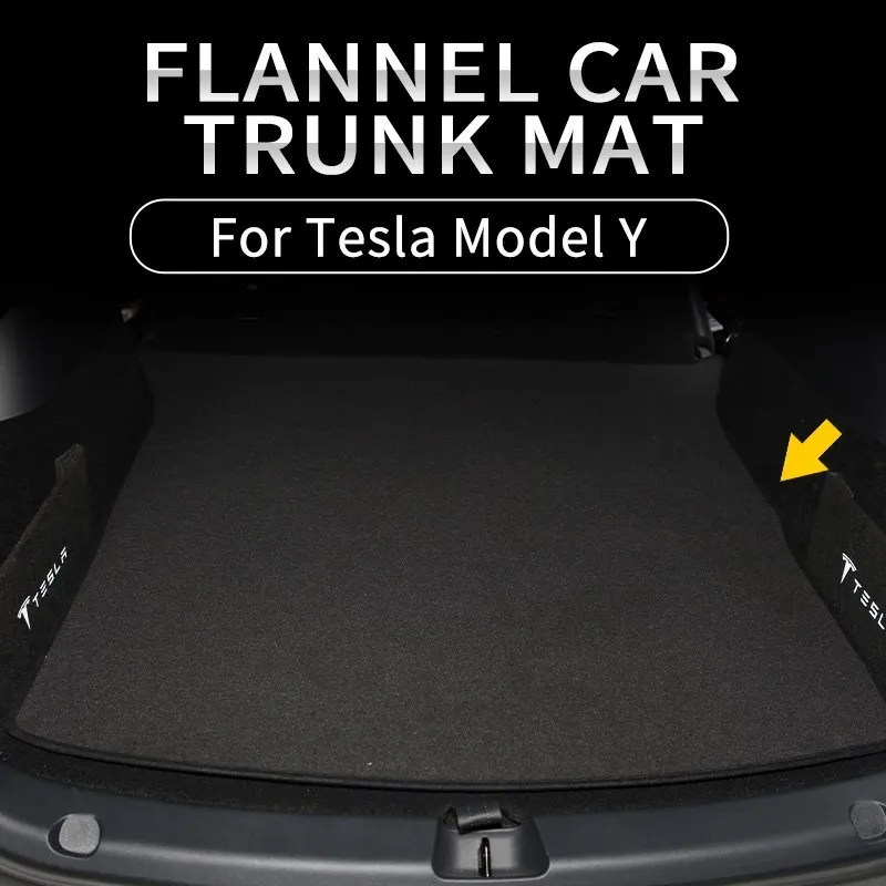 2023 Model Y Front Trunk Storage Mats For Tesla 2023 2022 2021 Accessories Floor Mats Refit Artifact Pads Model Y Auto Parts