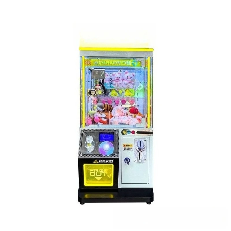 Desktop doll grabbing machine clip, boutique scan code coin-operated shopping mall with small mini for home use