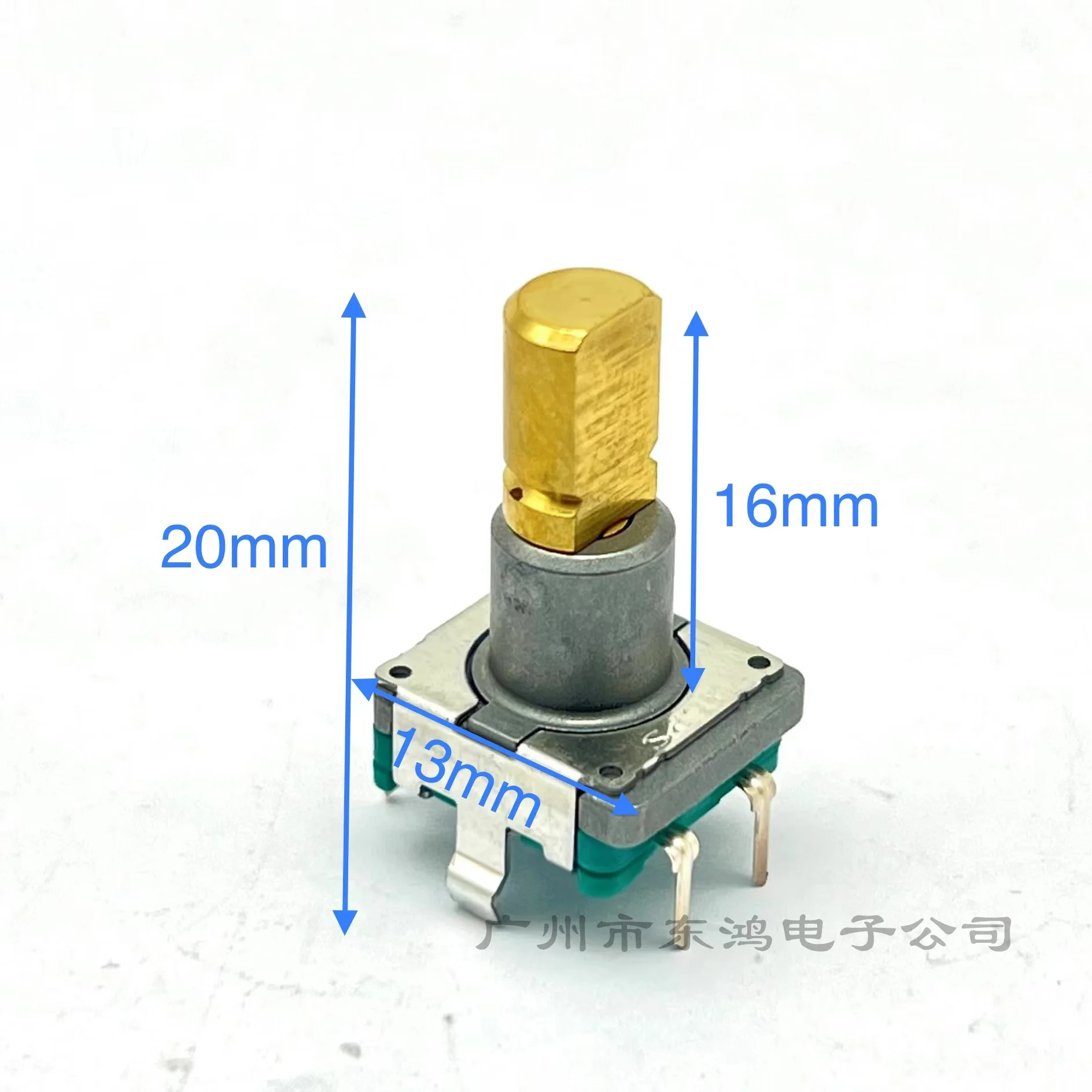 3 pcs ALPS EC1110120010 left and right reset unswitched encoder shaft length 16MM half shaft