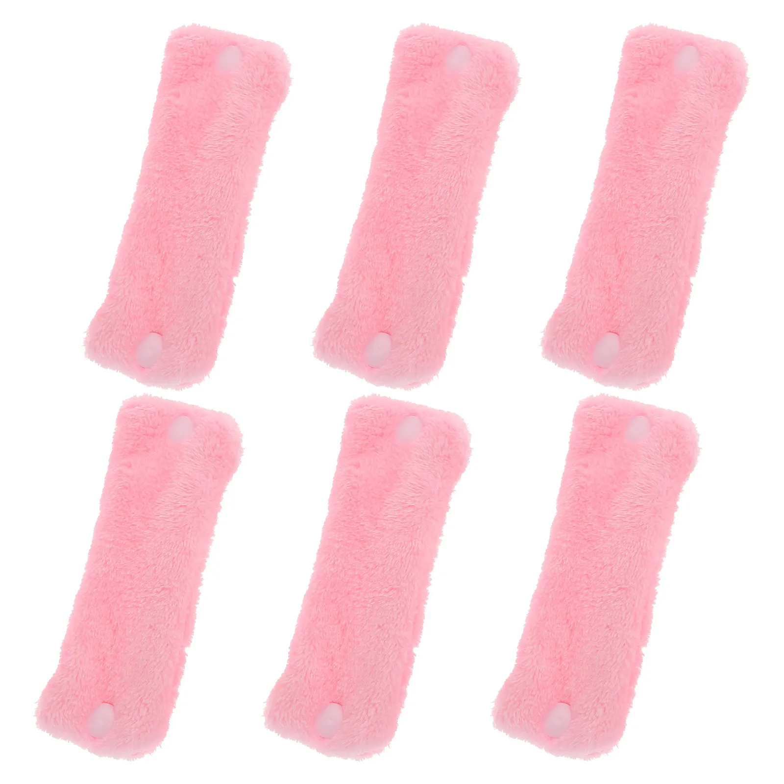 6Pcs Coral Fleece Hair Rollers No Heat Curlers to Sleep Women Easy Use Damage Free Morning Routine Time Saving Hair