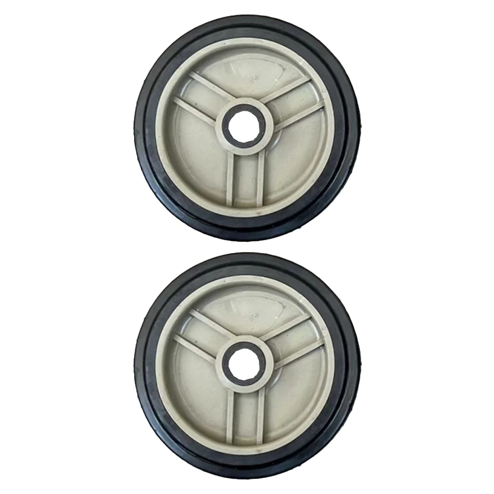 2pc 4inch Air Compressor Caster Wheel Replacement Non-Slip Shockproof Silent Air Compressor Wheel For Air Pumps Oil-free Machine