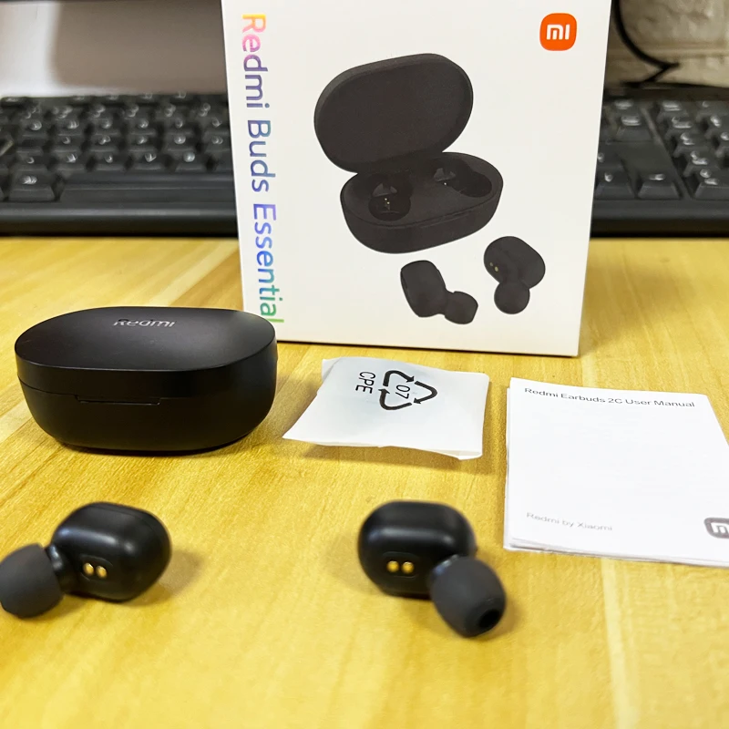 Imagem -04 - Xiaomi-redmi Buds Essential Bluetooth Earphones True Wireless Headphones Lightpeso In-ear Headconjunto Nova Versão Atacado 10 Pcs