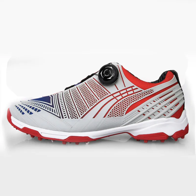 Zapatos de Golf para hombre y mujer, zapatillas deportivas impermeables, con hebilla antideslizante, para entrenamiento de Golf