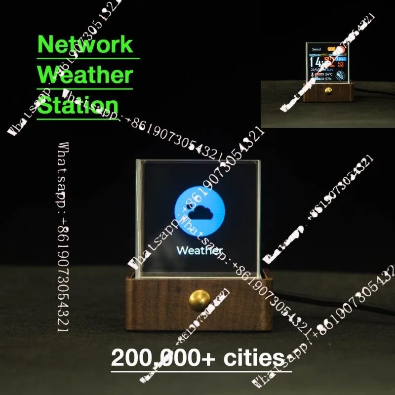 2025 Cross-border Innovation Creative Gifts Big Crystal Clock Animation Ornament Bitcoin Stock Exchange Rate Price Tracking