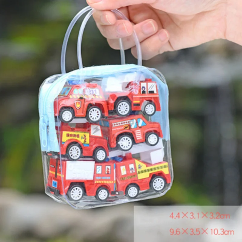 6pcs/Set Toys Car Children Boy Baby Car Gift Educational Set Mini Model Small Pull Back Car Toys for Kids Toddler Gifts