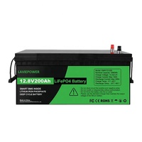 Marine Boat Electric Car Rechargeable Battery 12V 12.8V 100Ah 200Ah 300Ah LiFePo4 Solar Storage Battery