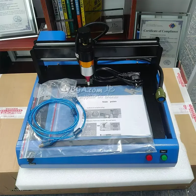 Stainless Steel Metal Marking Printer Electric Dot Pin Engraver Nameplate Cutting & Letter Coding Plotter Wood Carver 2015