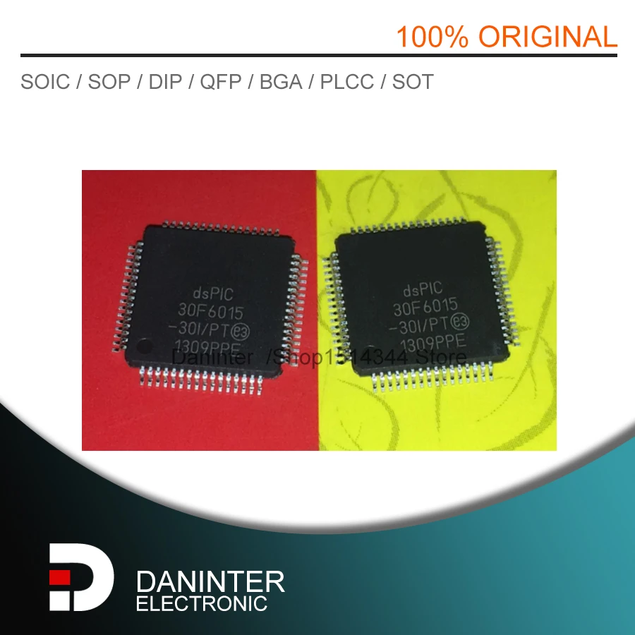 

NEW dsPIC30F6015-30I/PT DSPIC30F 6015-30I/PT DSPIC30F6015 30F6015 PIC30F6015 30F6015-30I/PT 1PCS/LOT TQFP64