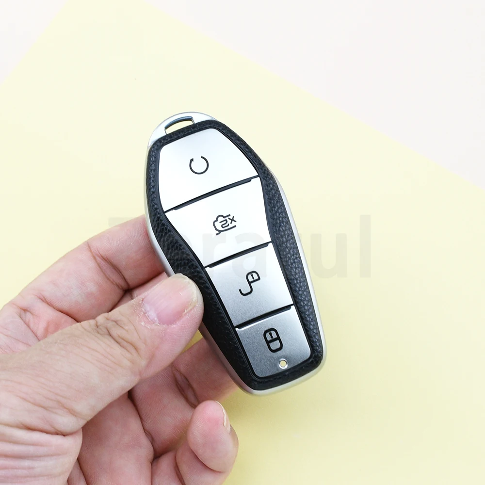 

Auto Shell Holder Fob Bag Car Remote Key Case For BYD Han Tang Dolphin New ATTO 3 Qin Song Plus Dmi Seal Keyless Protector