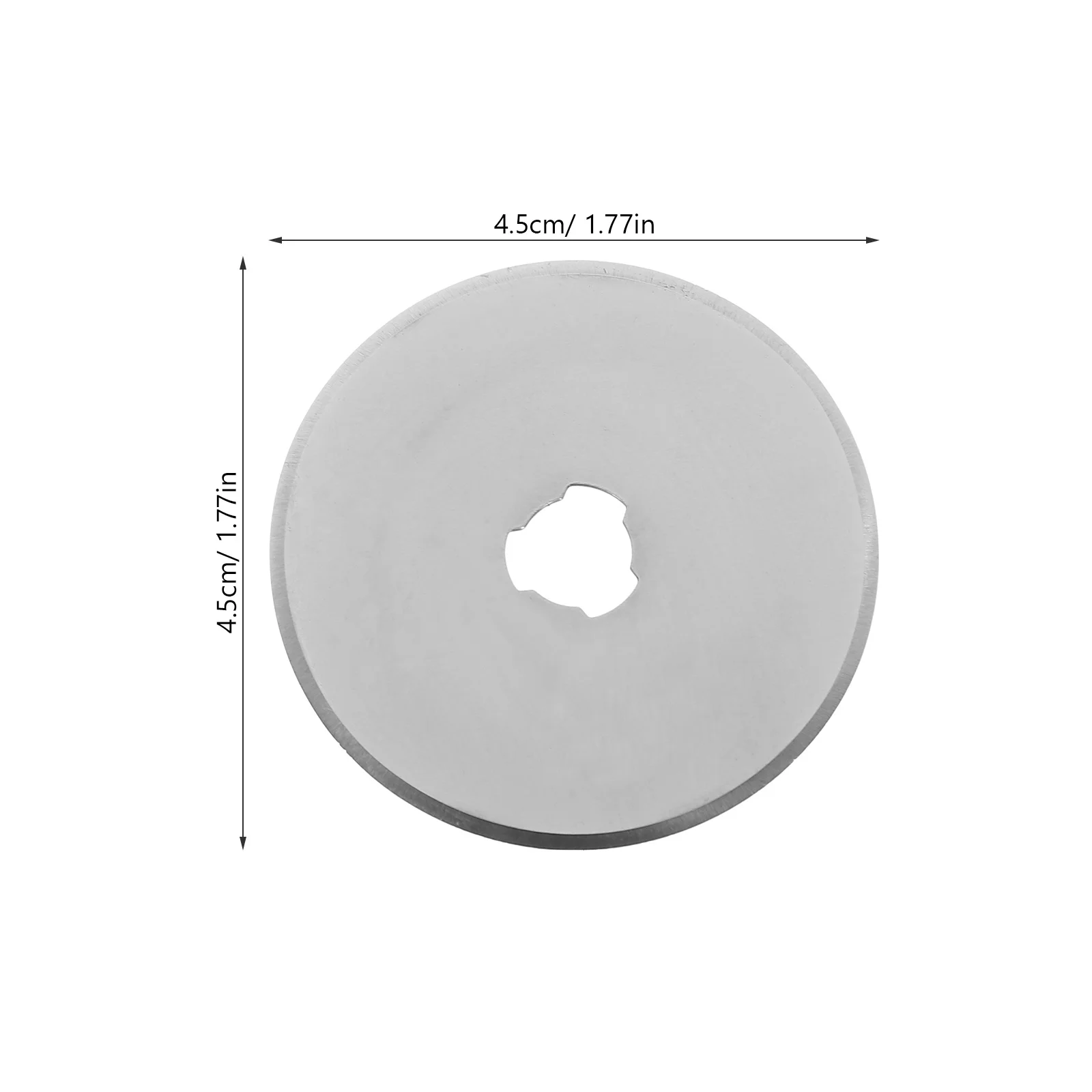 5pcs Rotary Cutter Blades Replacement Stainless Steel Fabric Cutting Wheel For Sewing Quilting Craft Lightweight Sewing Rotary